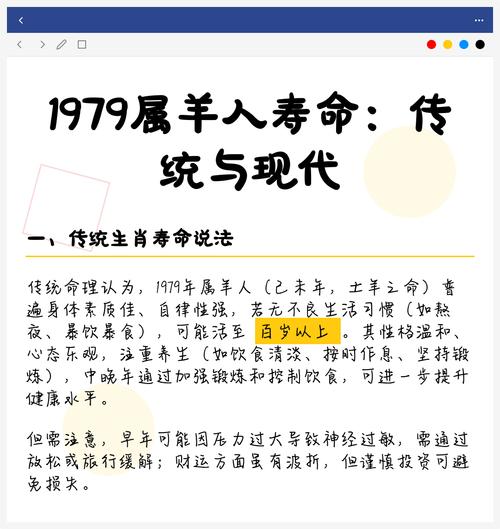 1979年属羊的人改写为长尾是：1979年属羊的人是什么命？