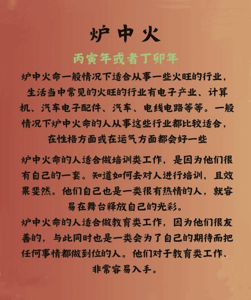炉中火命男性与哪种命相配最为理想，炉中火命与土命相配是否最佳？