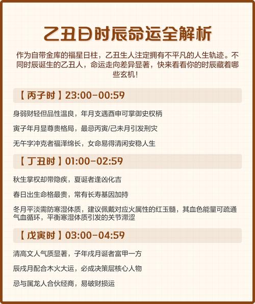 乙丑命与哪些命相克？乙丑日柱在什么时辰最吉利？