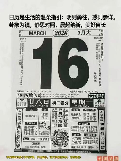 2026年3月16日黄历上标注的吉日，是否适合进行拆房工程？