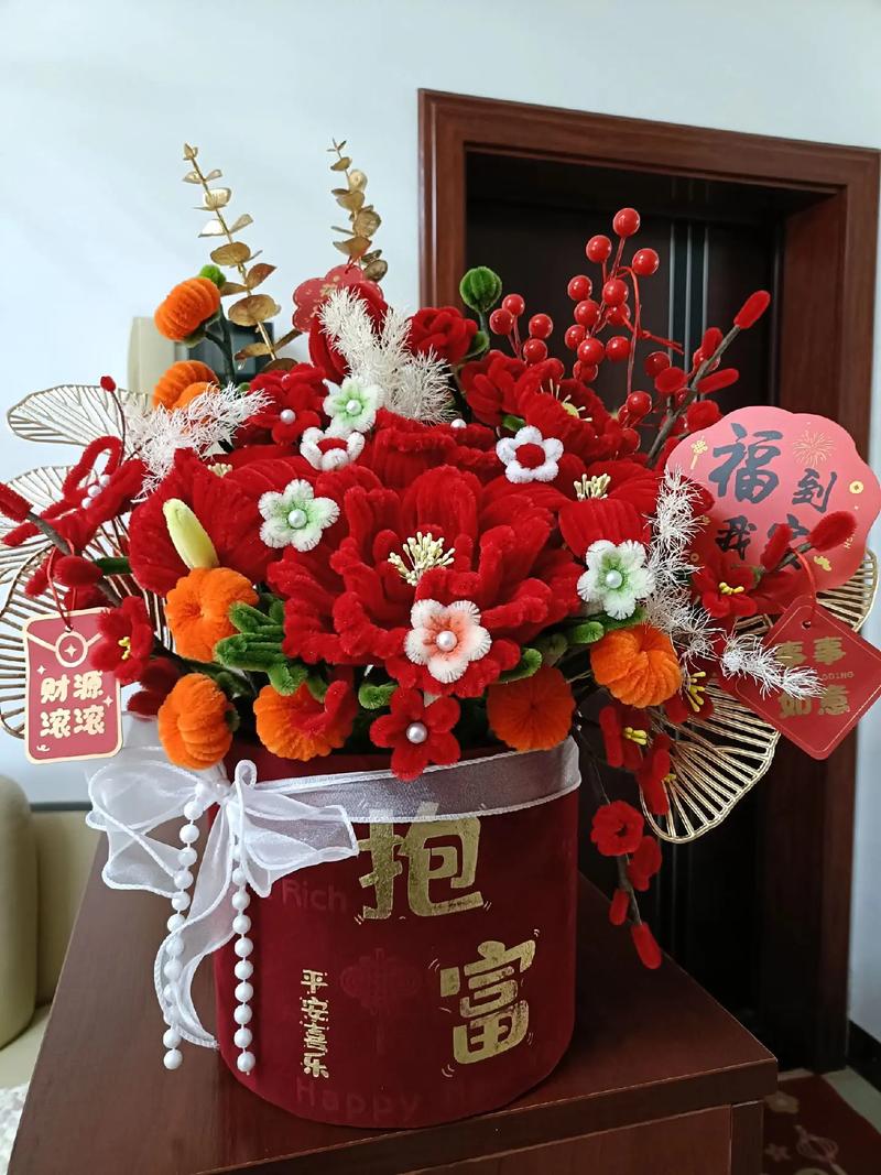 风水电视柜摆放假花合适吗？