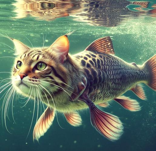 风水鱼和猫嫩安全地共同生活在一个空间吗？