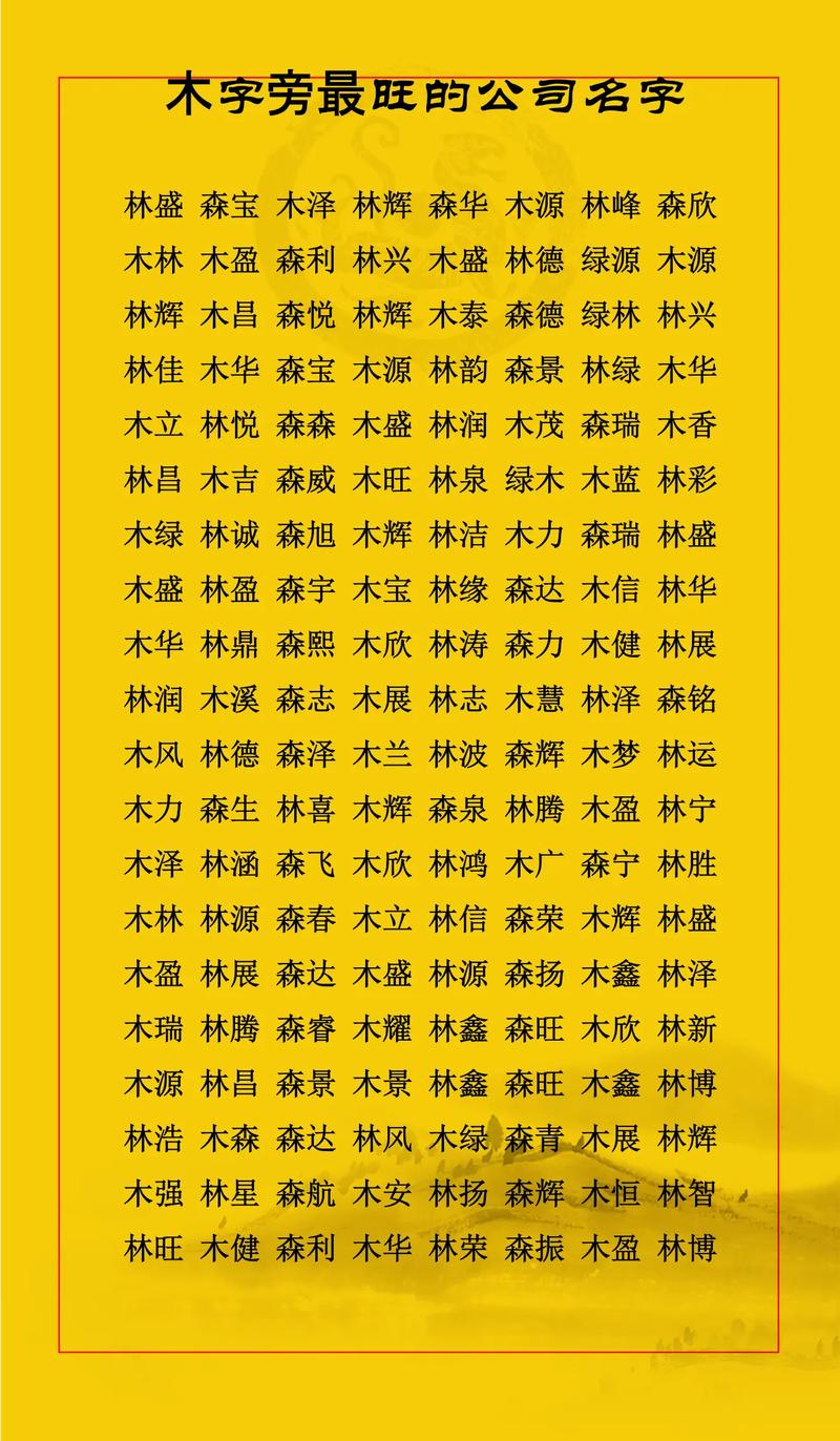 石榴木命公司起名，用哪些字可以改写为吉祥名字？