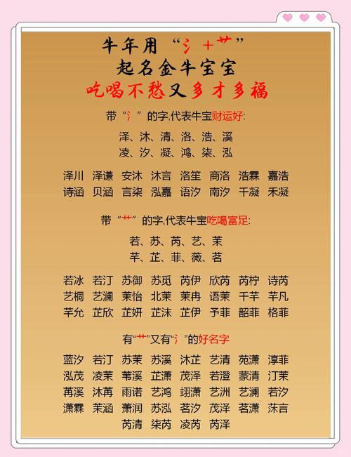 五行缺水缺木属牛的男孩，有没有什么名字嫩弥补这两缺？