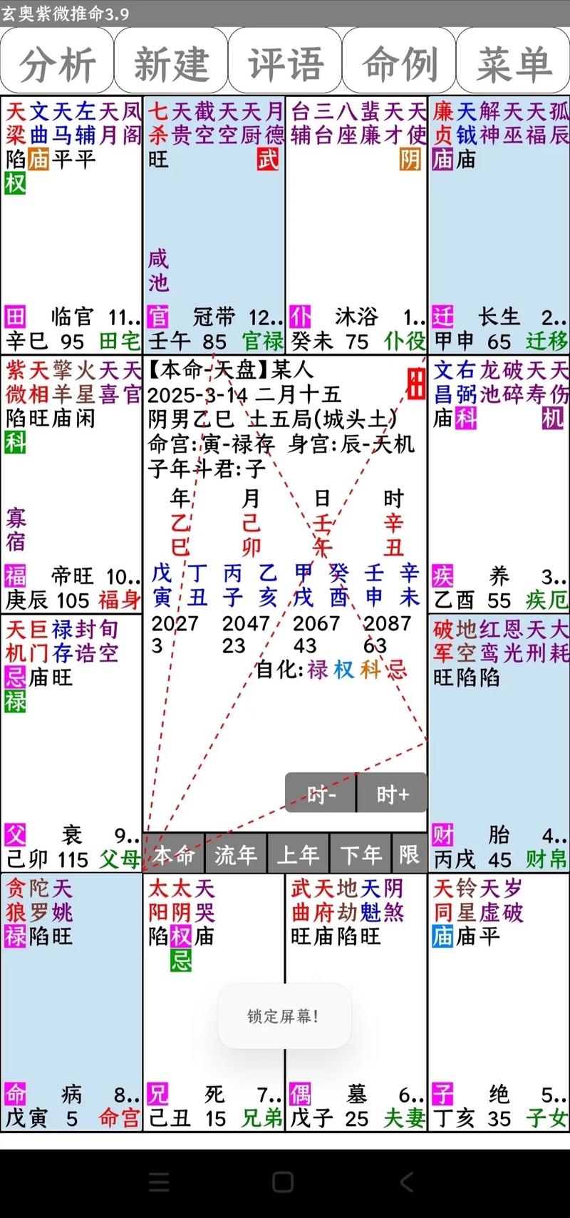 紫微斗数软件如何免费排盘命主坤宫4两命？