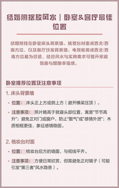 婚纱照摆放对家居风水有影响吗？