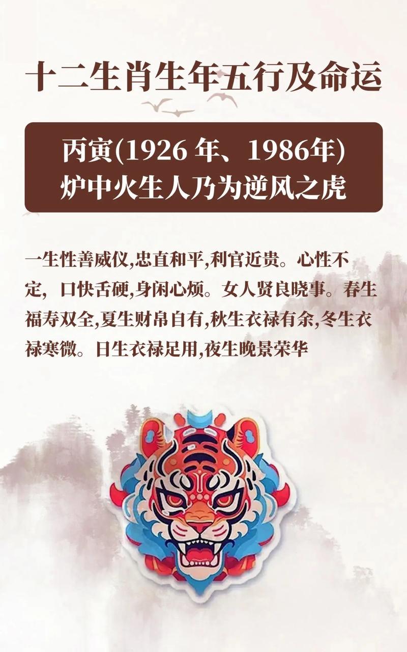 1985年属虎的人五行属什么命？85年的虎是什么命？