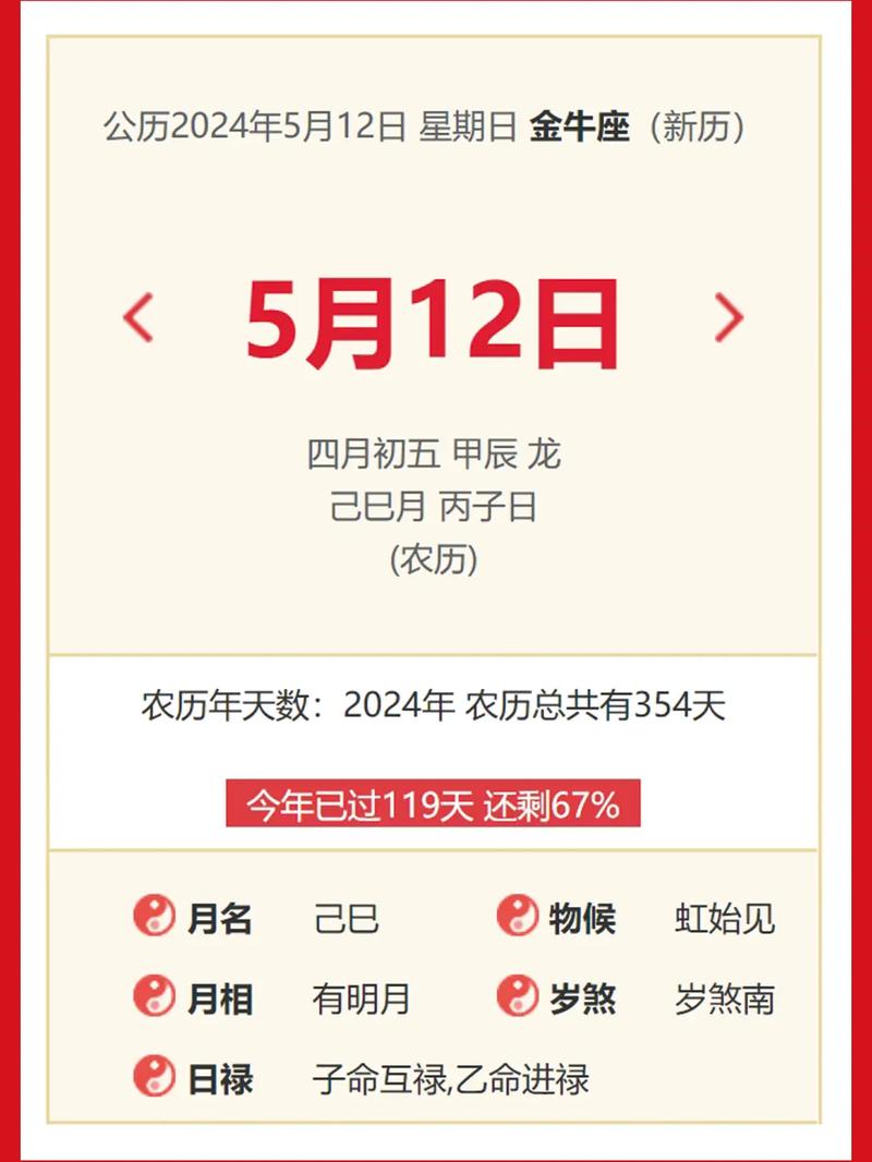 2026年5月12日这天适合进行交易吗？今日黄历查询结果如何？