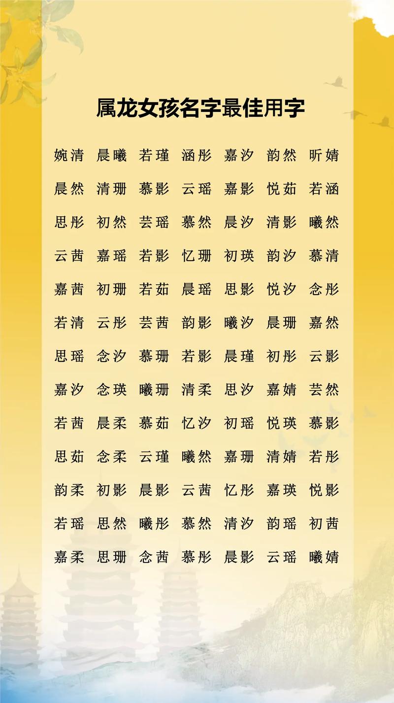 女孩起什么名字最好听？属什么生肖命最好？