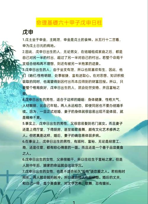 戊申庚辰是什么命？庚申日是什么意思？