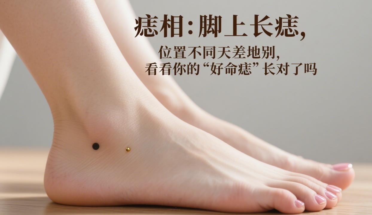 女人左脚脚踝有痣，是否预示着某种特殊命运？