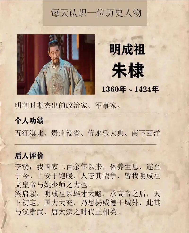 明成祖朱棣的命理是什么？他是不是一位好皇帝？