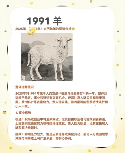 1991年属羊的女人命运如何，她的命格特点是什么？