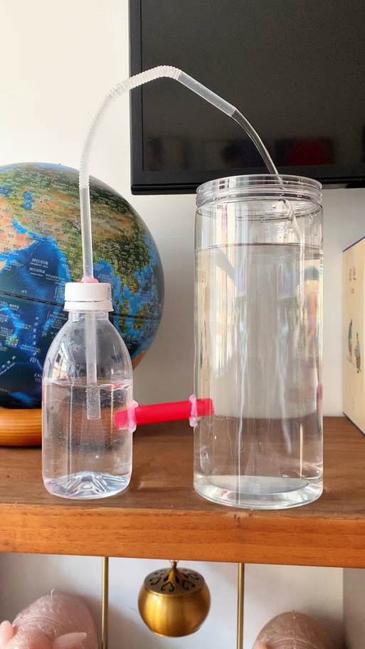 这两个风水瓶里装的是水吗？