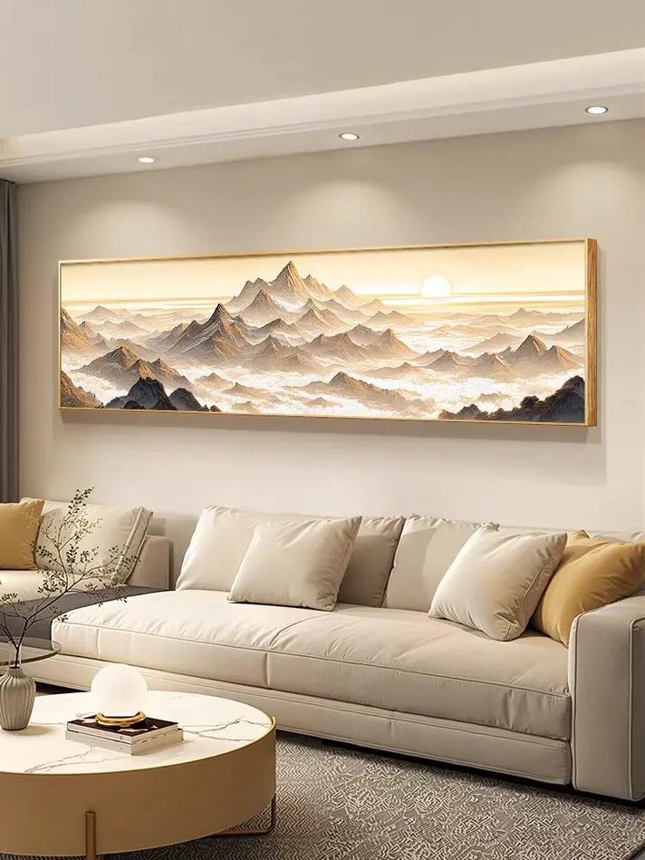 客厅沙发落地画的风水讲究有哪些？