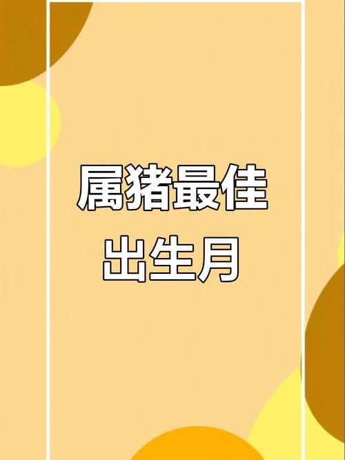 属猪人出生在哪个时间点命运最为吉祥？