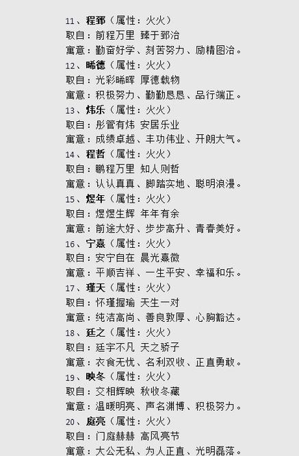 有没有适合八字喜木火男孩的名字，能体现木火之气的最佳选择？