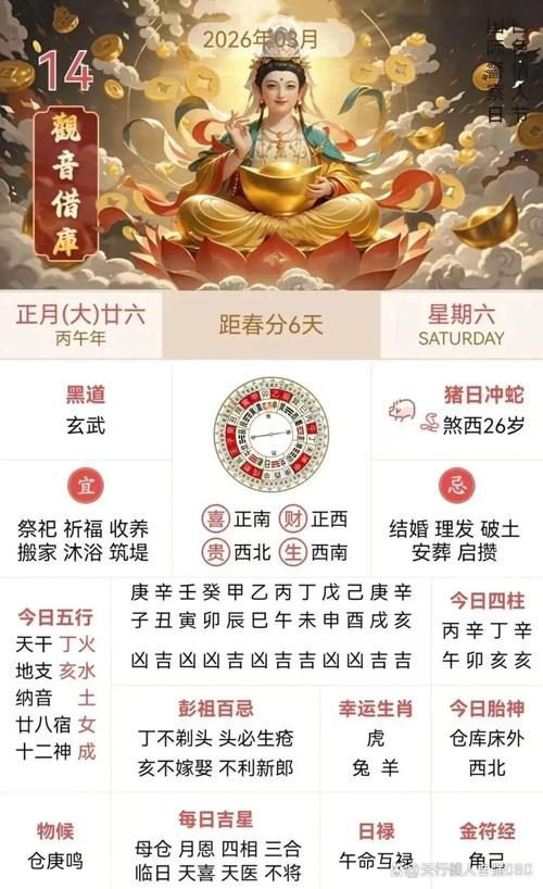 2026年3月16日农历正月二十八分手是否合适，今日分手是否适宜？