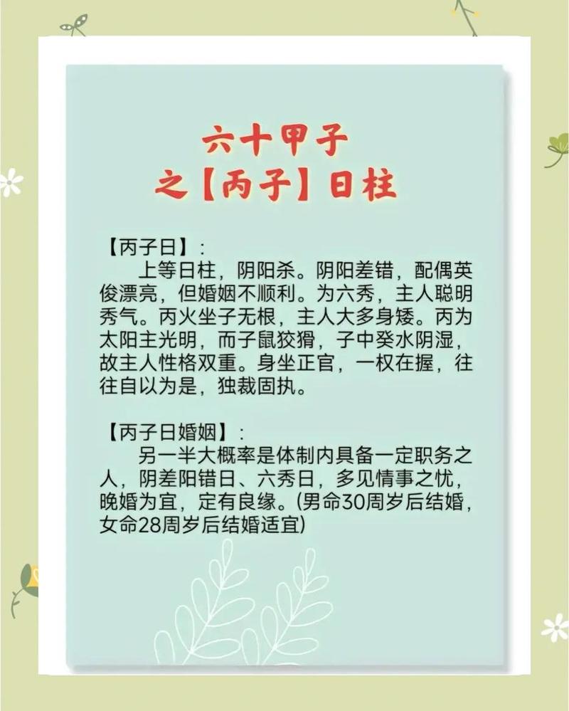 丙戌命理指的是什么，丙子日主三命通会是什么命格？