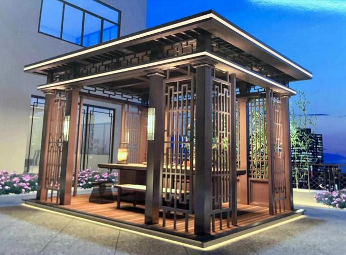 客厅正对凉亭，这样的风水布局有什么讲究吗？