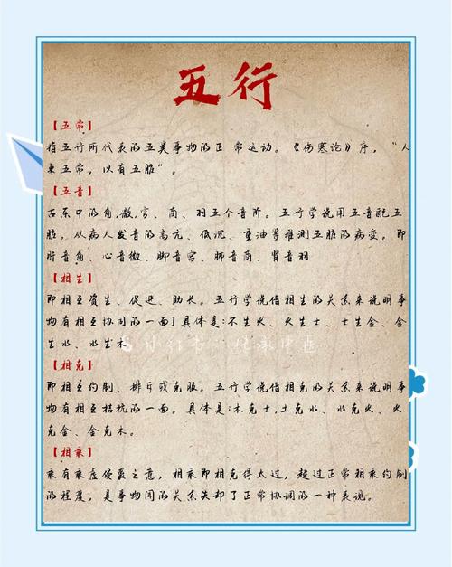 五行改写为长尾：五行实际上指的是什么？