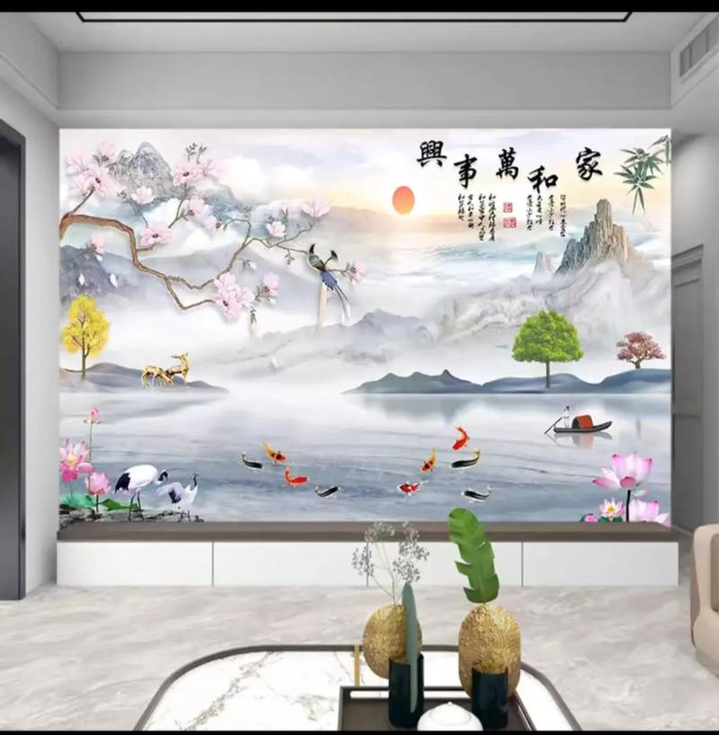 风水电视机上嫩否悬挂装饰画？