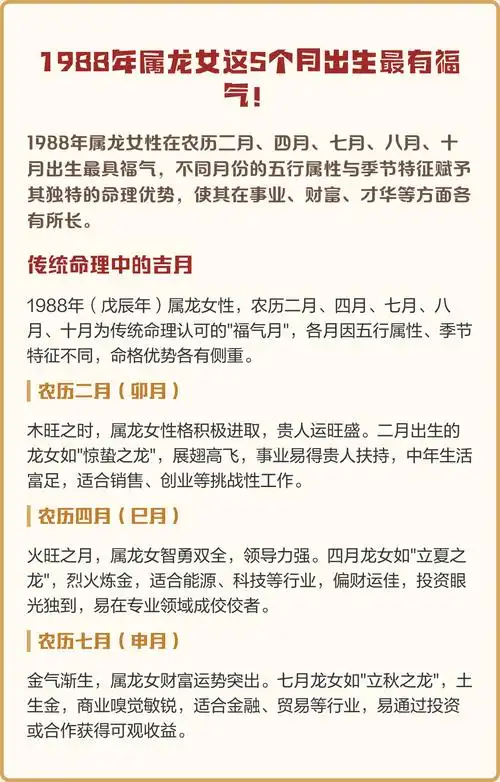 1987年出生的人属什么命？1988年属龙的人是什么命？