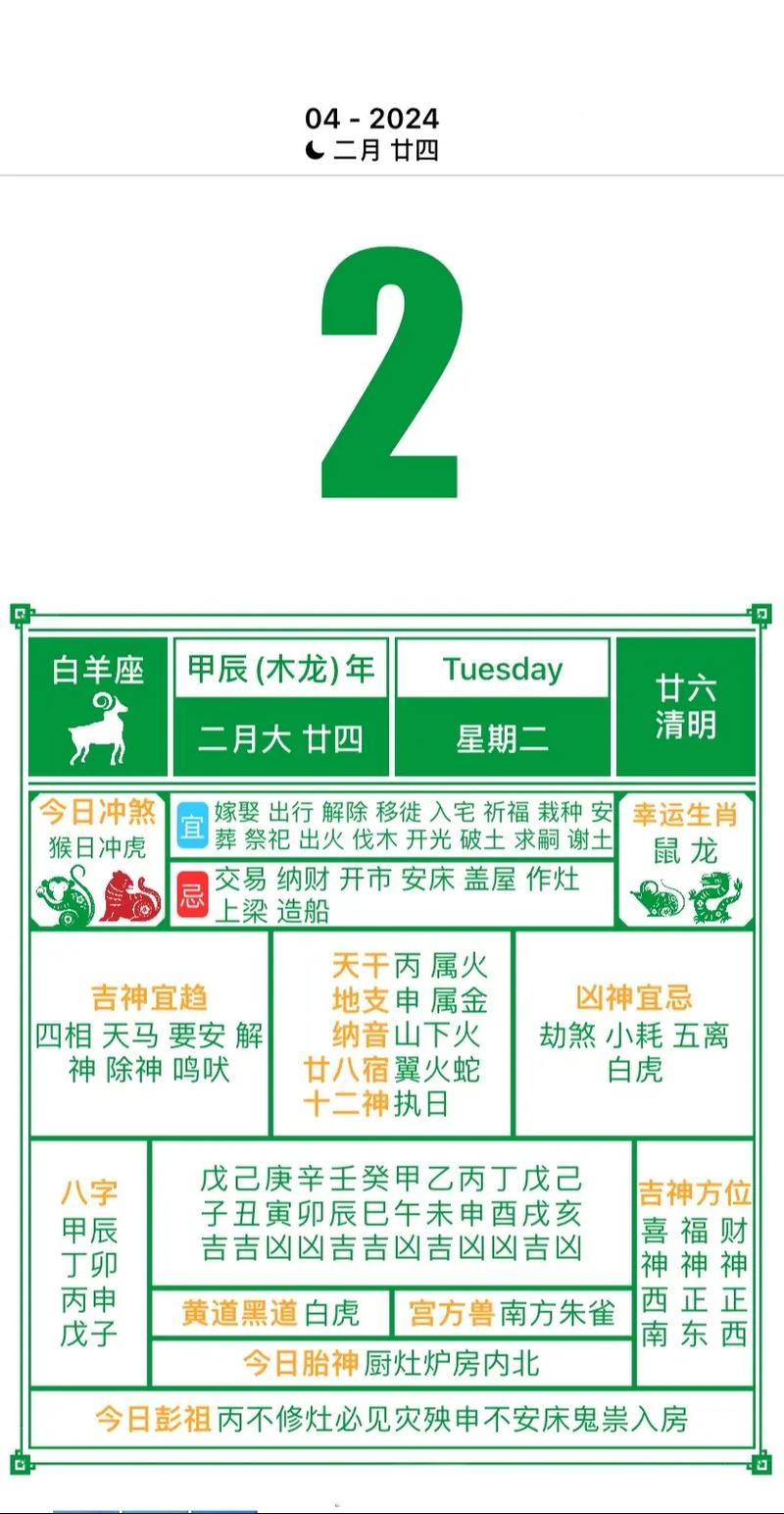 2026年4月2日这天适合出差吗，是黄道吉日吗？