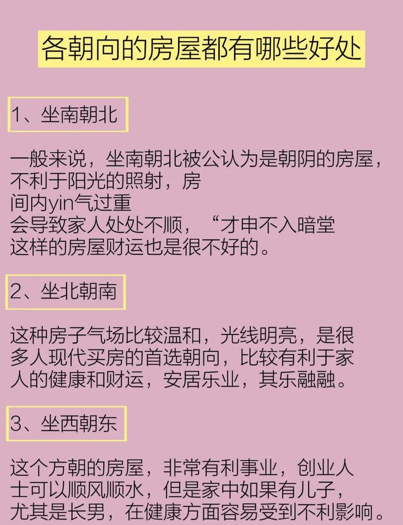 住宅风水与房子朝向之间有什么关联性？
