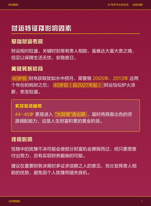 1986年炉中火命女性，如何判断自己的运势旺盛？