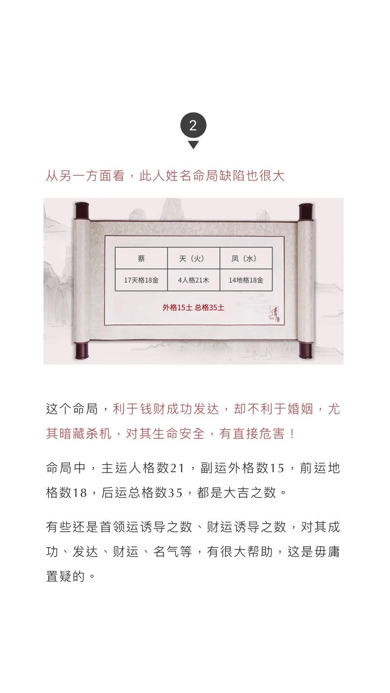 蔡天凤的命格属于哪种命格类型？常见的命格有哪些？