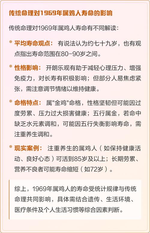 1969年出生属鸡的人是什么命？
