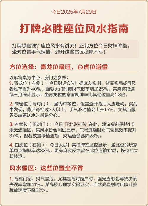 打牌活动与风水学之间是否存在某种关联？