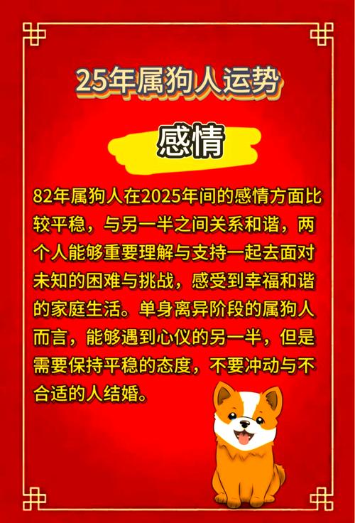 1982年属狗的人在哪一年会走大运？细说运势变化及影响。