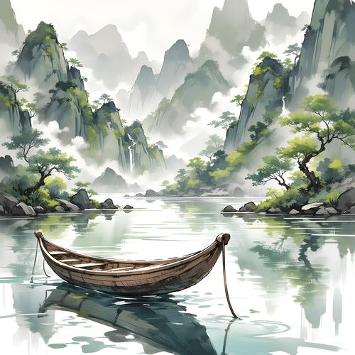 水命与木命相配的山水画有哪些？二者是否相克？