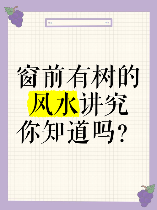 窗户正对树木会对家中的风水产生怎样的影响呢？